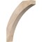 Ekena Millwork 3 1/2"W x 18"D x 22"H Thorton Smooth Knee Brace, Douglas Fir BRC04X18X22THR00SDF - alternate 1